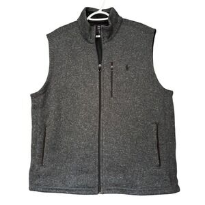 Polo Ralph Lauren Performance Men's size 2XL Fleece Full Zip Vest Preppy Golf